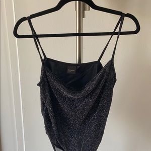 NWT shimmer bodysuit